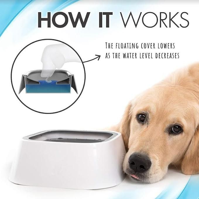 Pet Bowl Floating Anti-Overflow
