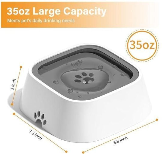 Pet Bowl Floating Anti-Overflow