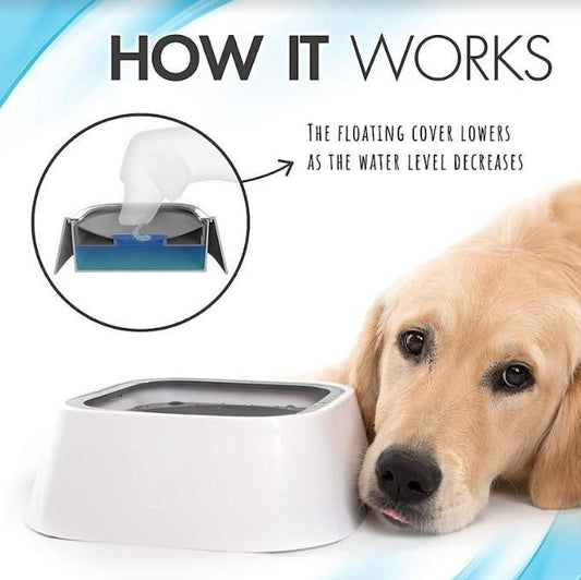 Pet Bowl Floating Anti-Overflow